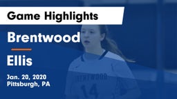 Brentwood  vs Ellis  Game Highlights - Jan. 20, 2020