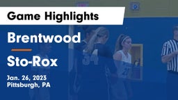 Brentwood  vs Sto-Rox  Game Highlights - Jan. 26, 2023