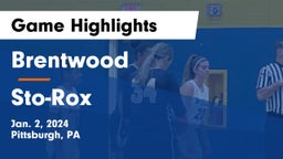 Brentwood  vs Sto-Rox  Game Highlights - Jan. 2, 2024