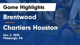 Brentwood  vs Chartiers Houston Game Highlights - Jan. 3, 2020