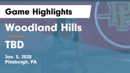 Woodland Hills  vs TBD Game Highlights - Jan. 5, 2020