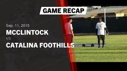 Recap: McClintock  vs. Catalina Foothills  2015