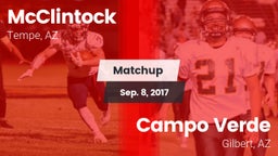 Matchup: McClintock High vs. Campo Verde  2017