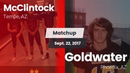 Matchup: McClintock High vs. Goldwater  2017