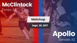 Matchup: McClintock High vs. Apollo  2017