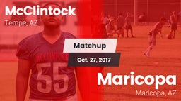 Matchup: McClintock High vs. Maricopa  2017