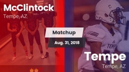 Matchup: McClintock High vs. Tempe  2018