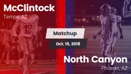 Matchup: McClintock High vs. North Canyon  2018