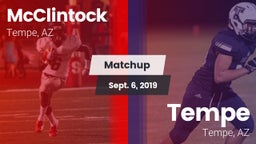 Matchup: McClintock High vs. Tempe  2019