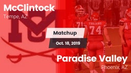 Matchup: McClintock High vs. Paradise Valley  2019