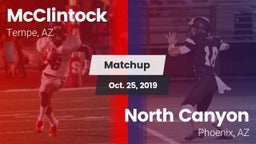 Matchup: McClintock High vs. North Canyon  2019