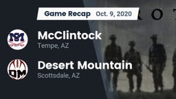Recap: McClintock  vs. Desert Mountain  2020