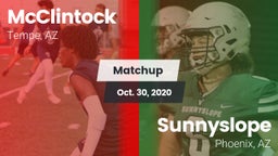 Matchup: McClintock High vs. Sunnyslope  2020