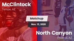 Matchup: McClintock High vs. North Canyon  2020