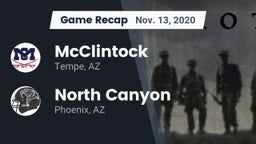 Recap: McClintock  vs. North Canyon  2020