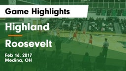 Highland  vs Roosevelt  Game Highlights - Feb 16, 2017