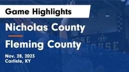 Nicholas County  vs Fleming County  Game Highlights - Nov. 28, 2023