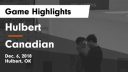 Hulbert  vs Canadian Game Highlights - Dec. 6, 2018