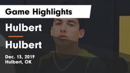 Hulbert  vs Hulbert  Game Highlights - Dec. 13, 2019