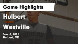 Hulbert  vs Westville  Game Highlights - Jan. 6, 2021