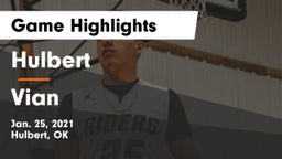 Hulbert  vs Vian  Game Highlights - Jan. 25, 2021