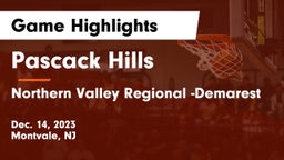 Pascack Hills  vs Northern Valley Regional -Demarest Game Highlights - Dec. 14, 2023