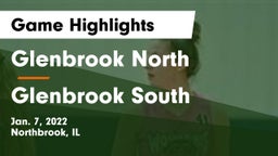 Glenbrook North  vs Glenbrook South  Game Highlights - Jan. 7, 2022