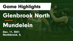 Glenbrook North  vs Mundelein  Game Highlights - Dec. 11, 2021