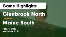 Glenbrook North  vs Maine South  Game Highlights - Feb. 4, 2022