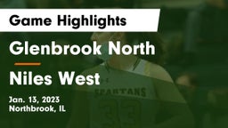 Glenbrook North  vs Niles West  Game Highlights - Jan. 13, 2023