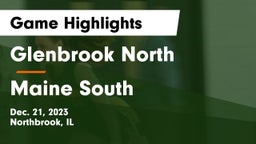 Glenbrook North  vs Maine South  Game Highlights - Dec. 21, 2023