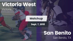 Matchup: Victoria West vs. San Benito  2018