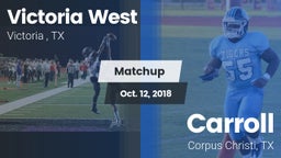 Matchup: Victoria West vs. Carroll  2018