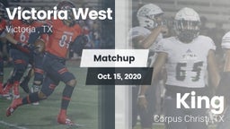 Matchup: Victoria West vs. King  2020