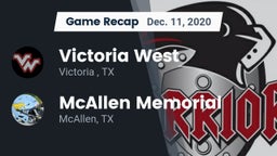 Recap: Victoria West  vs. McAllen Memorial  2020