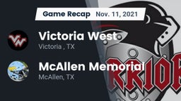 Recap: Victoria West  vs. McAllen Memorial  2021