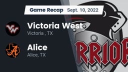 Recap: Victoria West  vs. Alice  2022