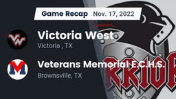Recap: Victoria West  vs. Veterans Memorial E.C.H.S. 2022