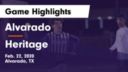 Alvarado  vs Heritage  Game Highlights - Feb. 22, 2020