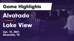 Alvarado  vs Lake View  Game Highlights - Jan. 15, 2021