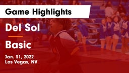 Del Sol  vs Basic Game Highlights - Jan. 31, 2022