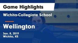 Wichita-Collegiate School  vs Wellington  Game Highlights - Jan. 8, 2019