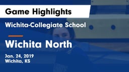 Wichita-Collegiate School  vs Wichita North  Game Highlights - Jan. 24, 2019