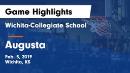 Wichita-Collegiate School  vs Augusta  Game Highlights - Feb. 5, 2019