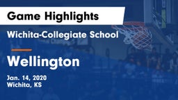 Wichita-Collegiate School  vs Wellington  Game Highlights - Jan. 14, 2020
