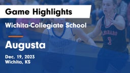 Wichita-Collegiate School  vs Augusta  Game Highlights - Dec. 19, 2023