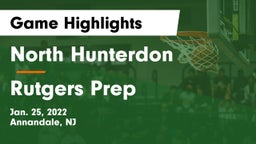 North Hunterdon  vs Rutgers Prep  Game Highlights - Jan. 25, 2022