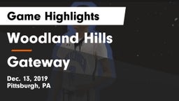Woodland Hills  vs Gateway  Game Highlights - Dec. 13, 2019