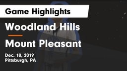 Woodland Hills  vs Mount Pleasant  Game Highlights - Dec. 18, 2019