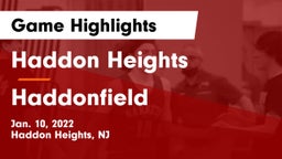Haddon Heights  vs Haddonfield  Game Highlights - Jan. 10, 2022